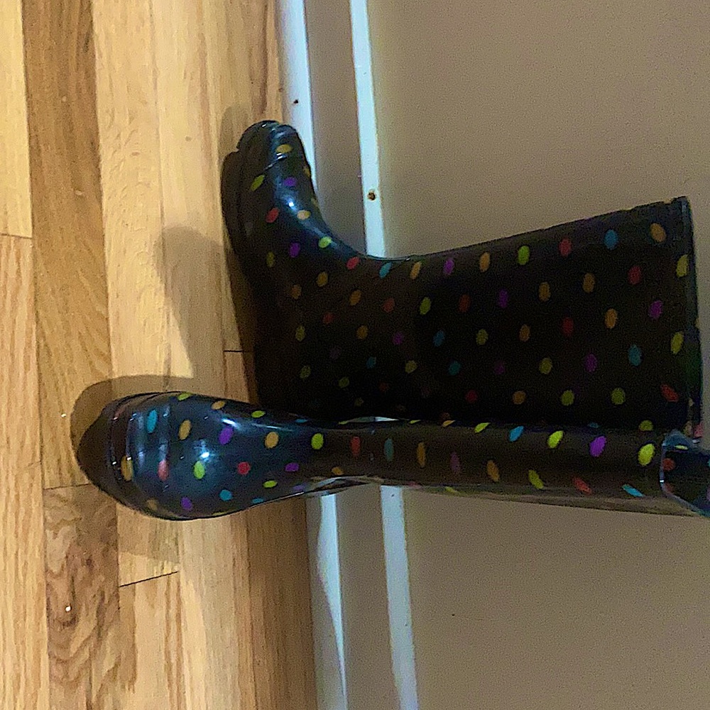 ARIZONA Polka dot rain boots